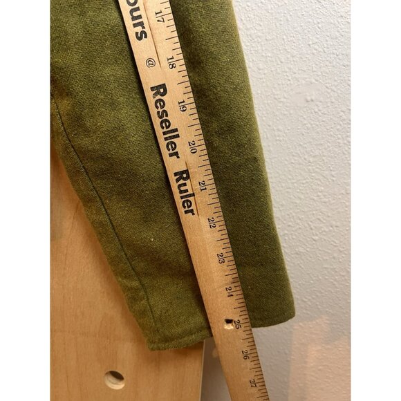 Patagonia Merino Wool Blend Hooded Jacket Reversible Green Gray Quilted Size M - Picture 8 of 16